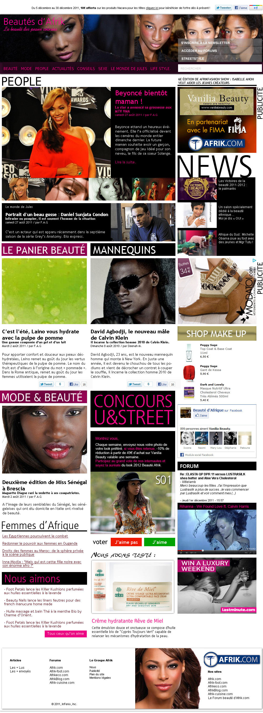 Beauté D'Afrique - Homepage