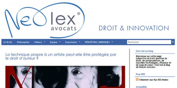Neolex Avocats - Création du site et du Blog
