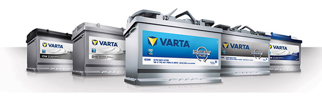 Gamme de batteries Varta